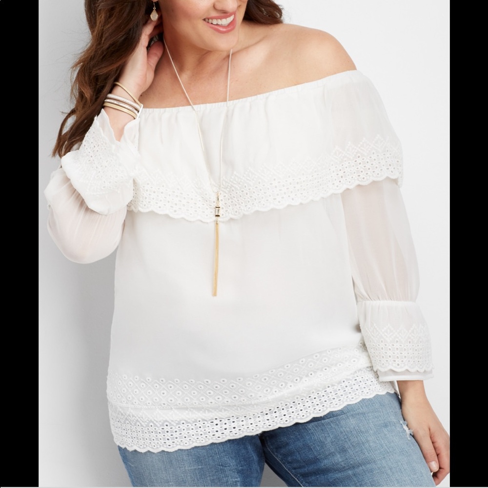 Maurices off the shoulder top
